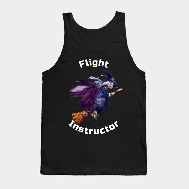 Witch Flight Instructor Tank Top by Bunnuku